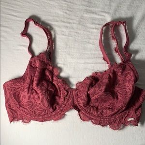 PINK Sheer Lace Bralette